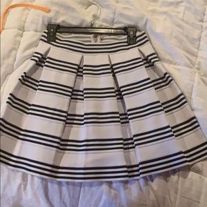 Canvas striped skirt! Never worn with tags!